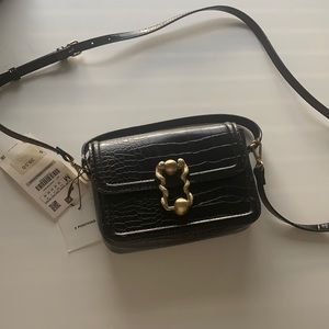 Zara black purse